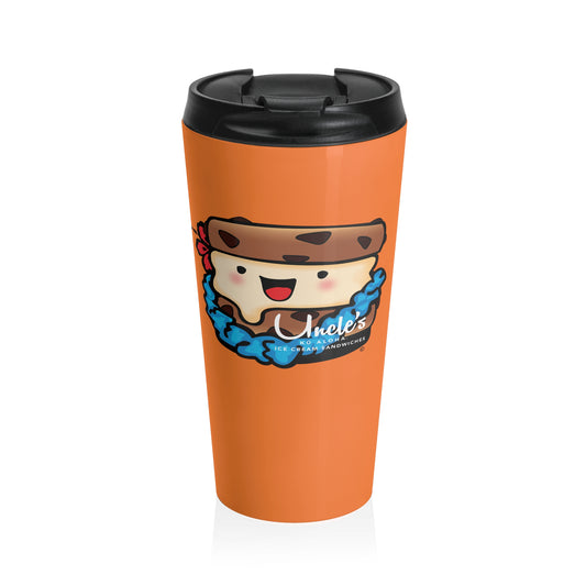 Light Orange Sammie Stainless Tumbler, 15 oz