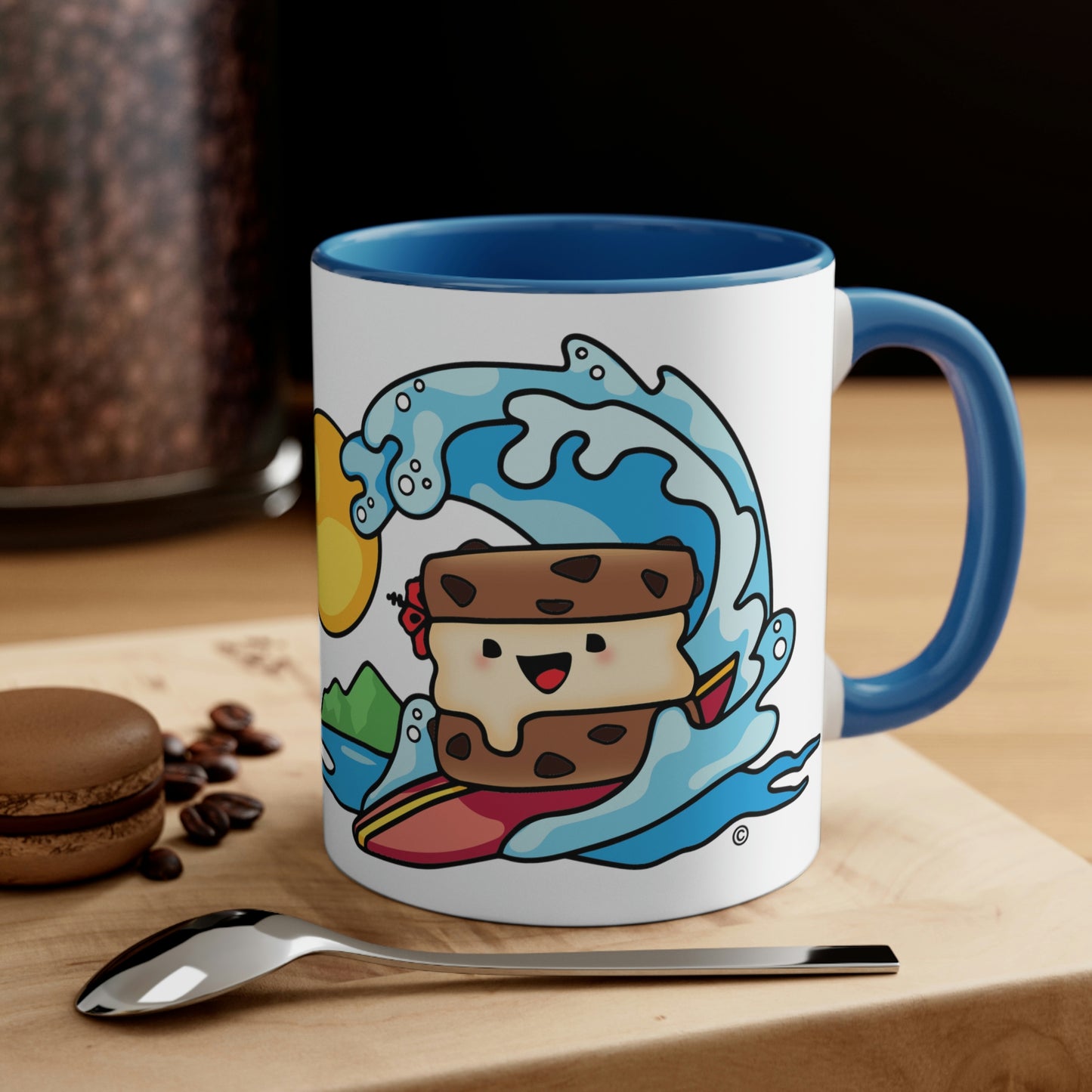 Surfin' Sammie Coffee Mug, 11 oz