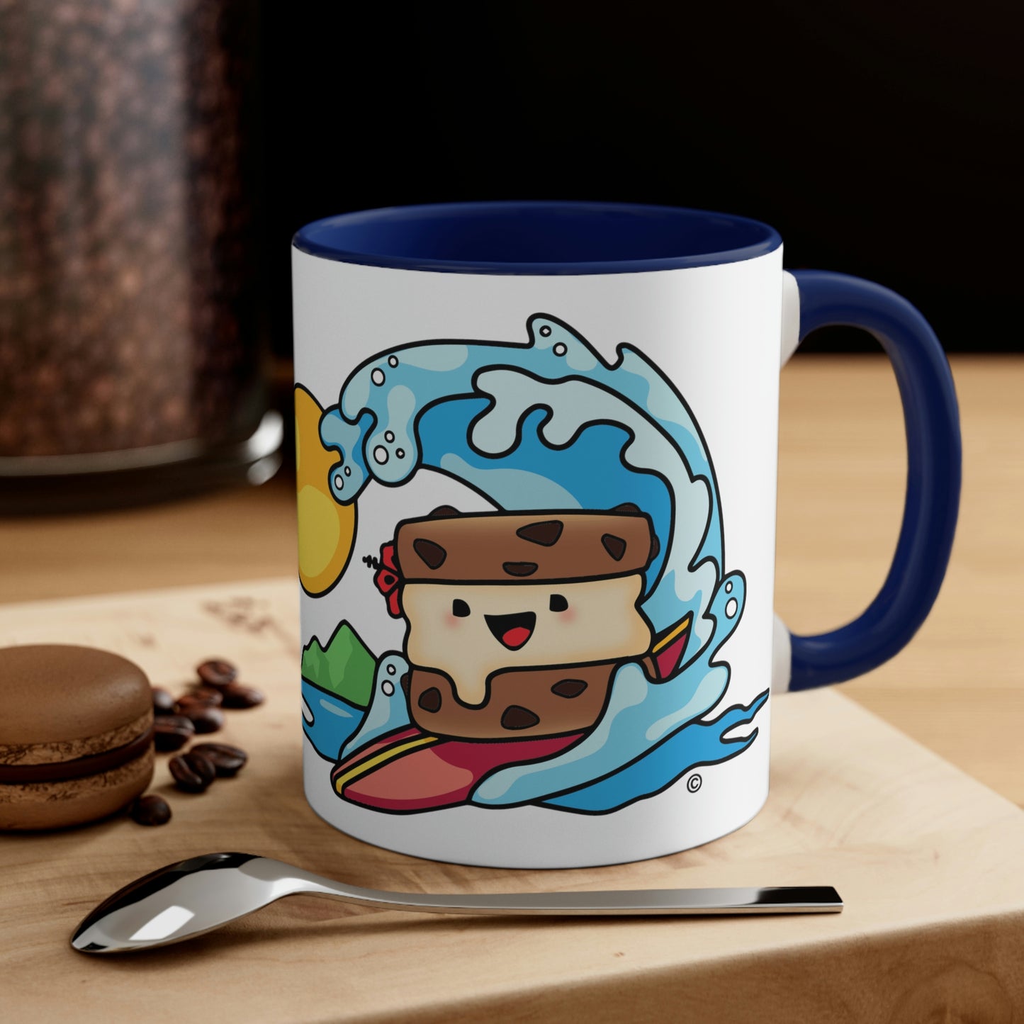 Surfin' Sammie Coffee Mug, 11 oz