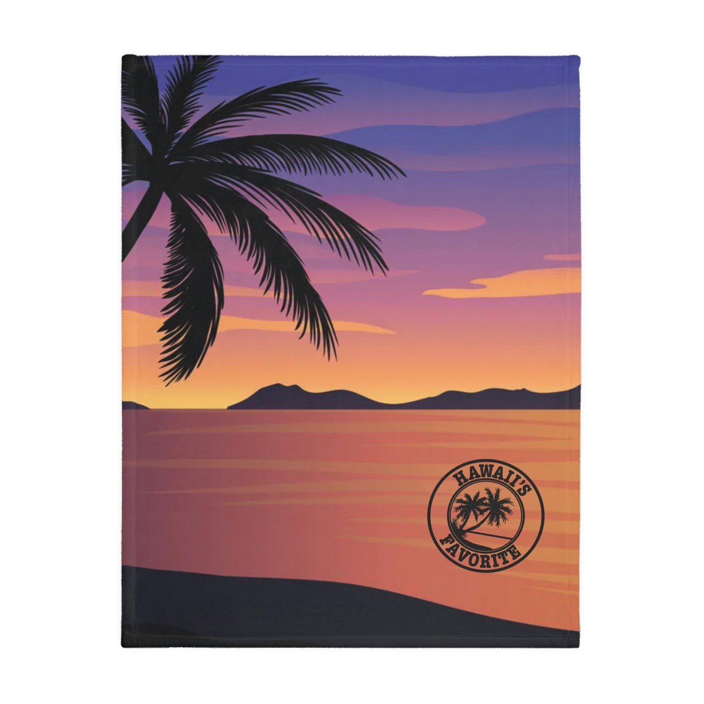 Island Vibes Minky Blanket (Two-sided print)