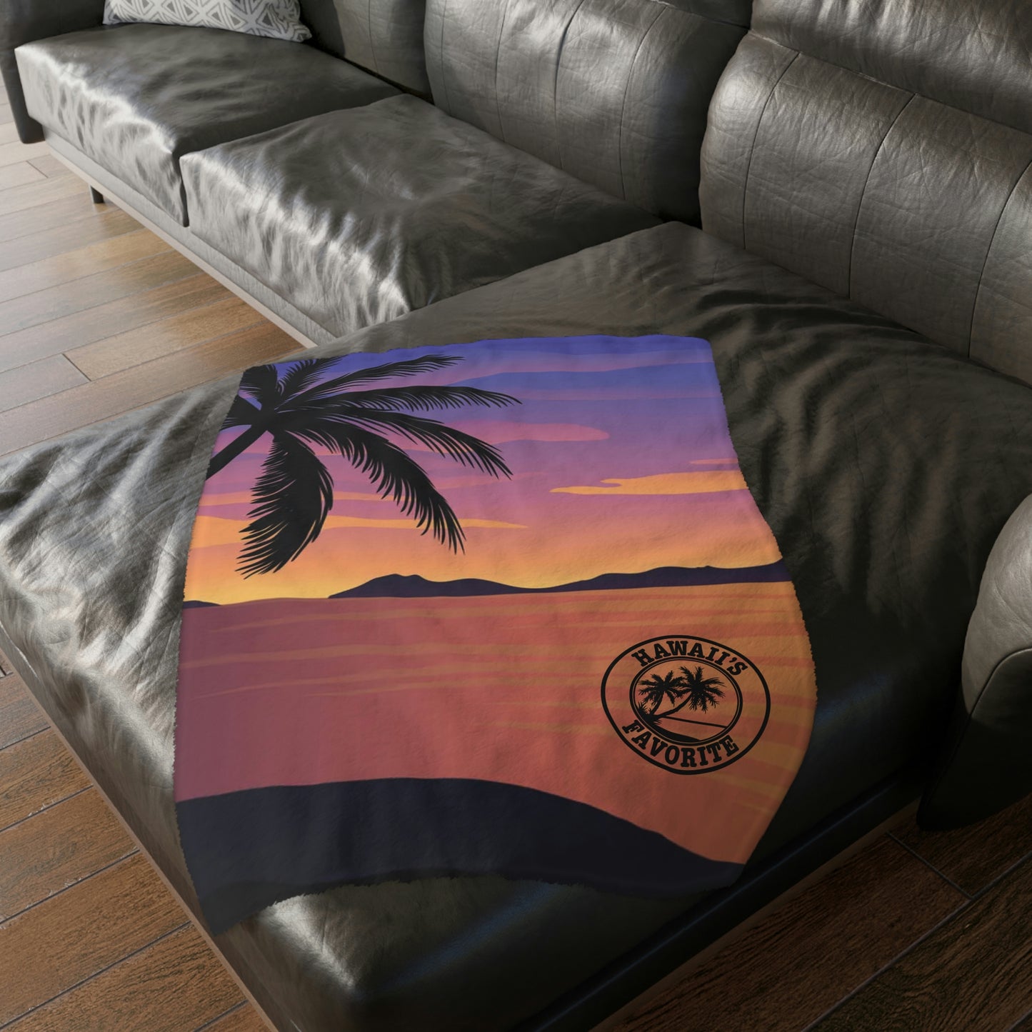 Island Vibes Minky Blanket (Two-sided print)