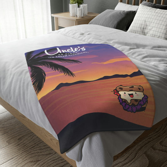 Island Vibes Minky Blanket (Two-sided print)