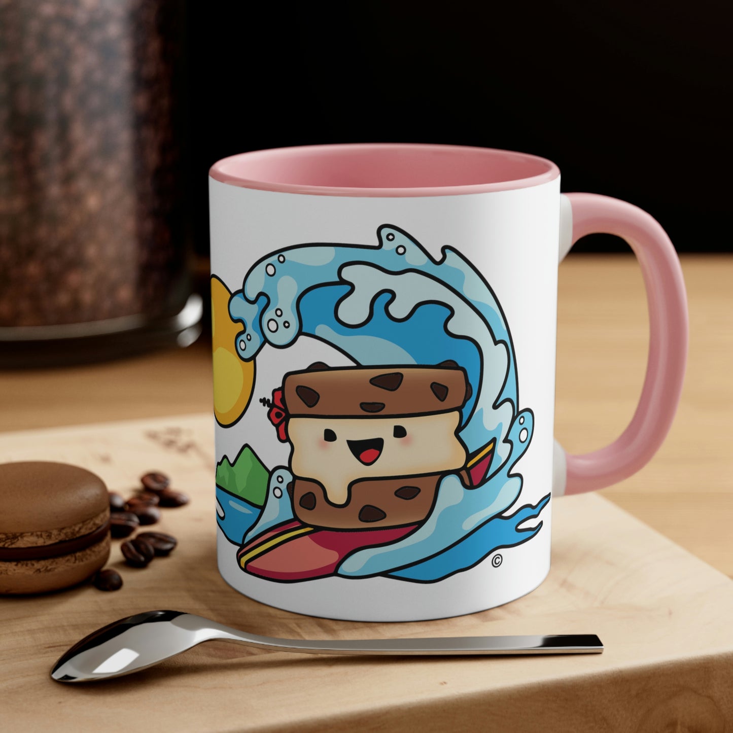 Surfin' Sammie Coffee Mug, 11 oz