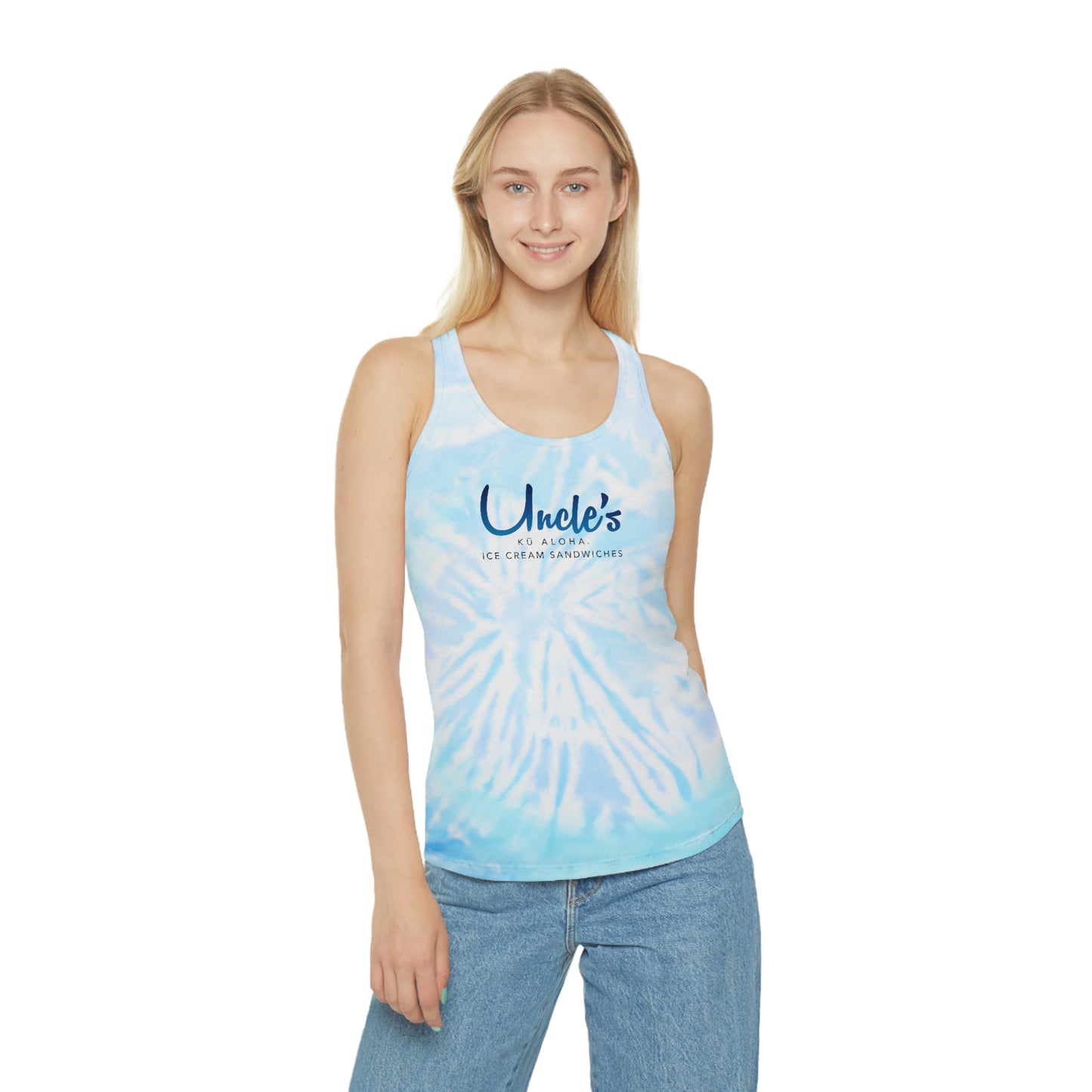 Uncle's Tie Dye Racerback Tank Top